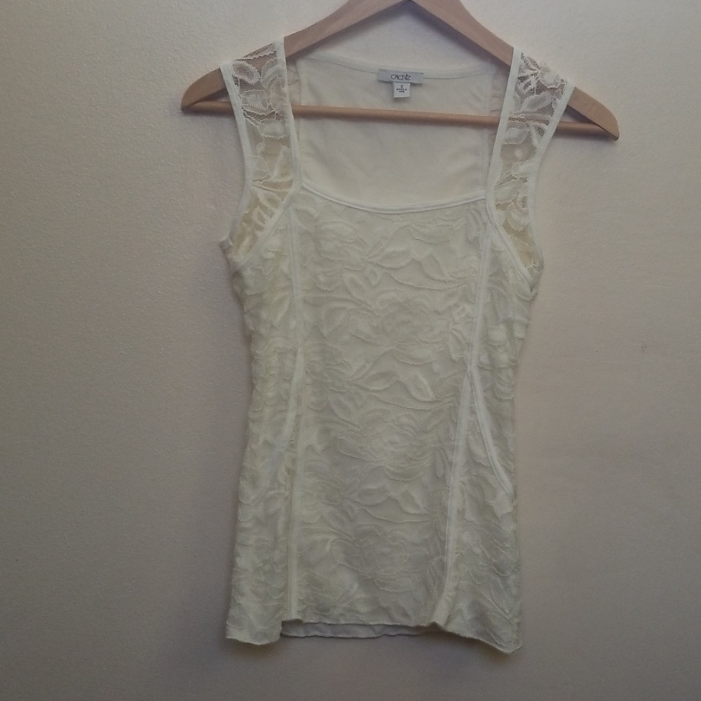 Cache Lace Tank Top